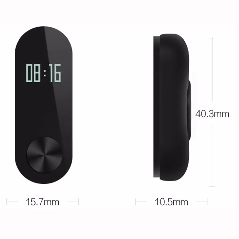 Оригинальный xiaomi mi band 2 Смарт фитнес браслет часы Группа OLED Touchpad трекер сна - Фото №1