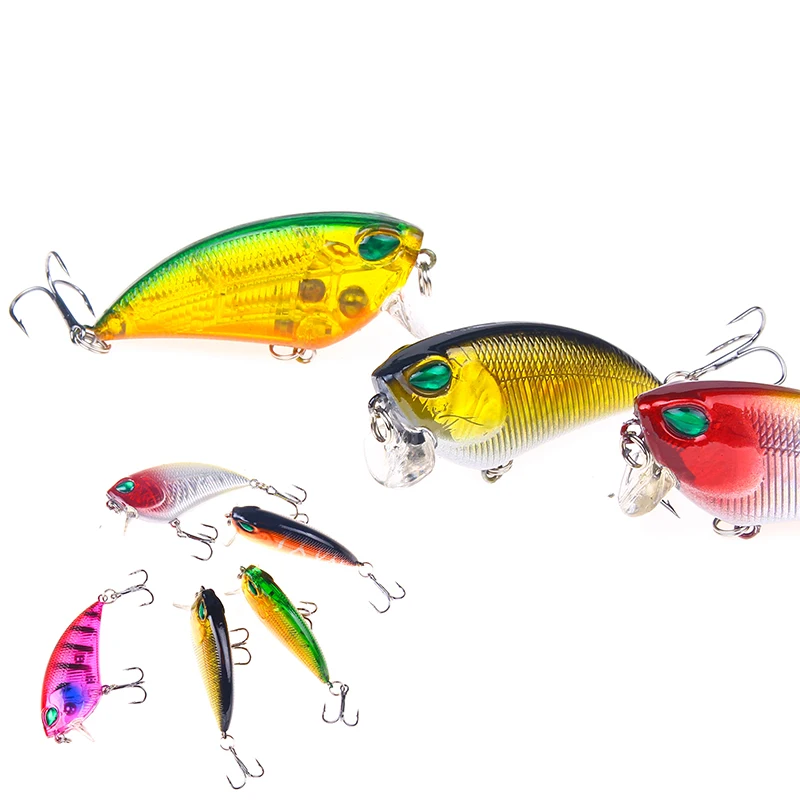 YTQHXY 1 шт./лот Crankbait рыболовные приманки гольян жесткая наживка 60 мм 6 5 г