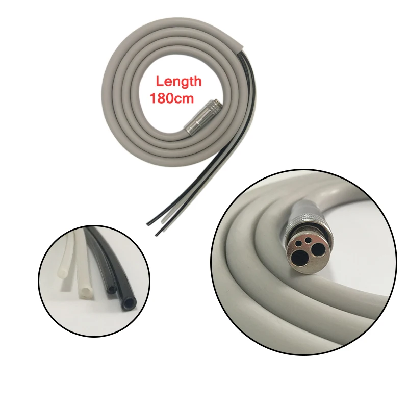 Профессиональная Стоматологическая 4 Отверстия Наконечника Шланга Трубки с