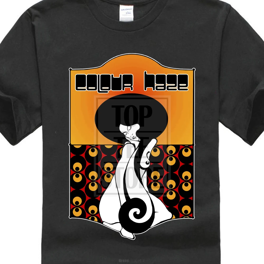 Цветная футболка с дымом S M L XL 2XL 3XL немецкая Psychedelic Rock Stoner Band летняя Молодежная