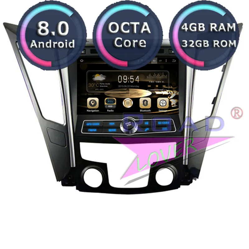 Roadlover Android 8 0 автомобильный DVD плеер авторадио для Hyundai Sonata I40 I45 I50 YF 2011 Стерео GPS