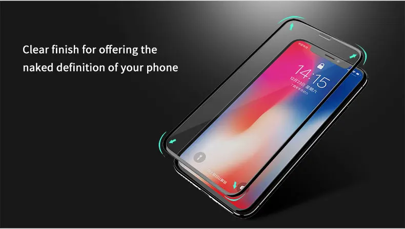 REMAX 9D полное покрытие закаленное стекло протектор экрана для iPhone 7 7plus 8 8plus изогнутая поверхность пленка
