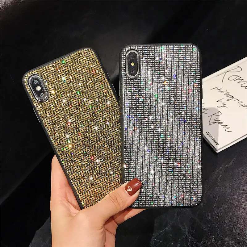 Роскошный чехол со стразами для Huwei P20 Lite P30 Pro Honor 8X 10 Play V20 Cover Mate 20 Nova 3 3i 4 2S P10 Plus