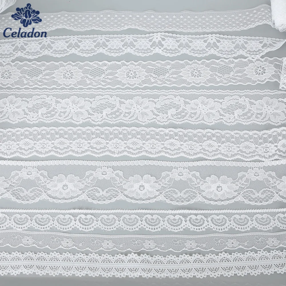 10 ярдов/партия белая фототкань 13 мм 165 мм|lace trim fabric|trim fabriclace |