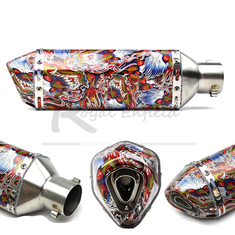 51 мм для CBR125 CBR250 CB400 CB600 CBR1000 R3 FZ400 Z750 CBR650F PCX125 CB190R Модифицированная выхлопная труба