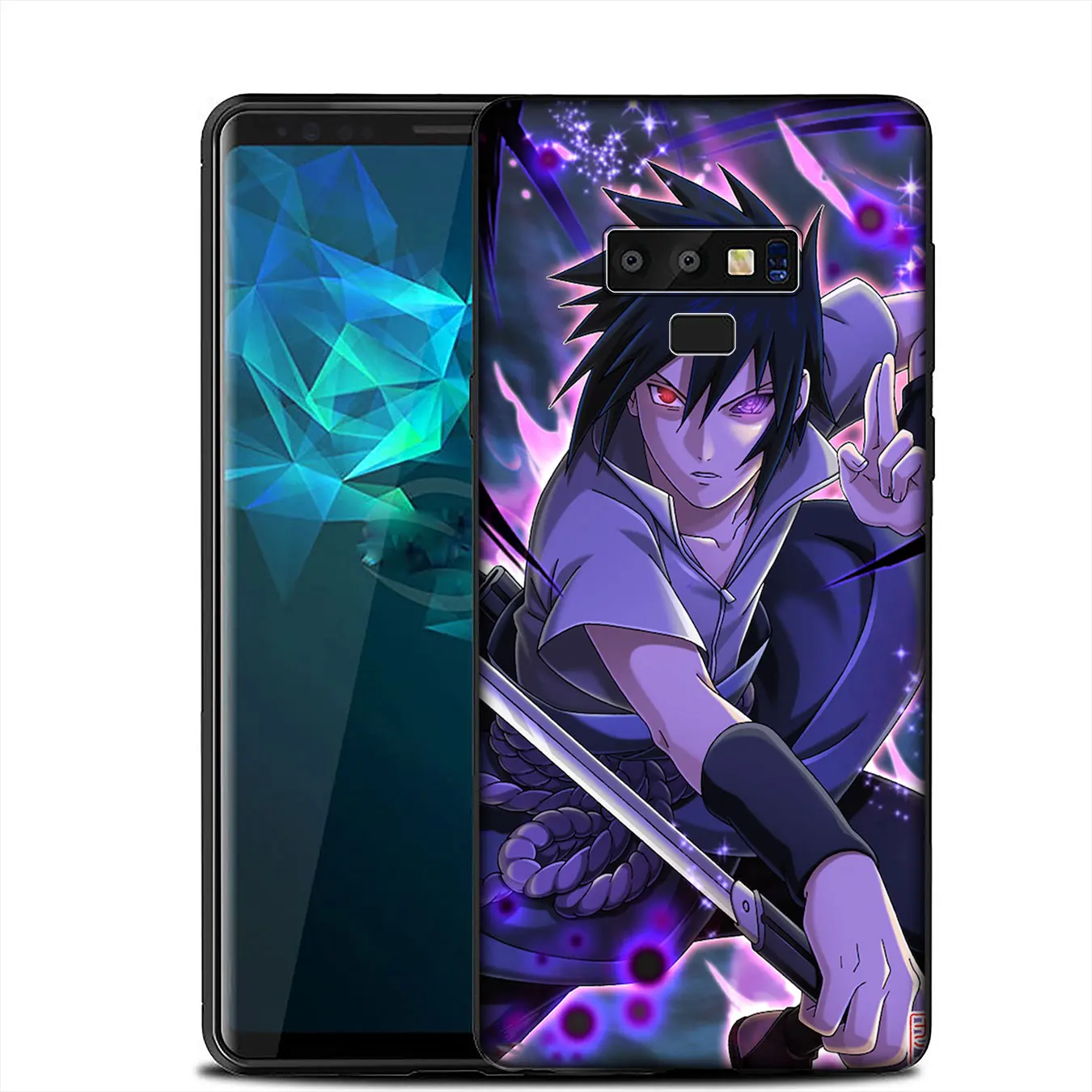 IYICAO Naruto Uchiha Itachi Sasuke Soft Cover Case for Samsung Galaxy A6 A9 A8 A7 2018 A3 A5 2016 2017 Note 9 8 10 Plus Lite |