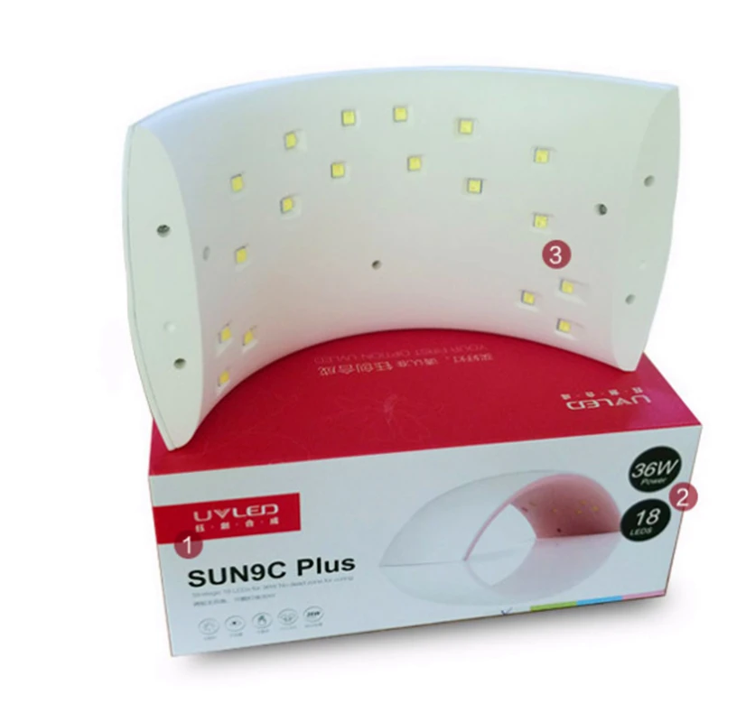 SUN9cplus SUN9s 24 Вт uv LED отверждения light ногтей гель nail art профессиональный фен | Красота