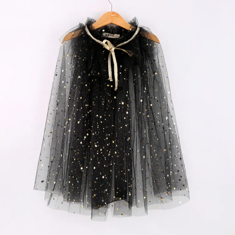 Summer Girls Dress Blazers Children's Shawl Baby Beach Wear Princess Jacket Cloak Chiffon Tulle Sequin Coat Boutique Cape | Детская