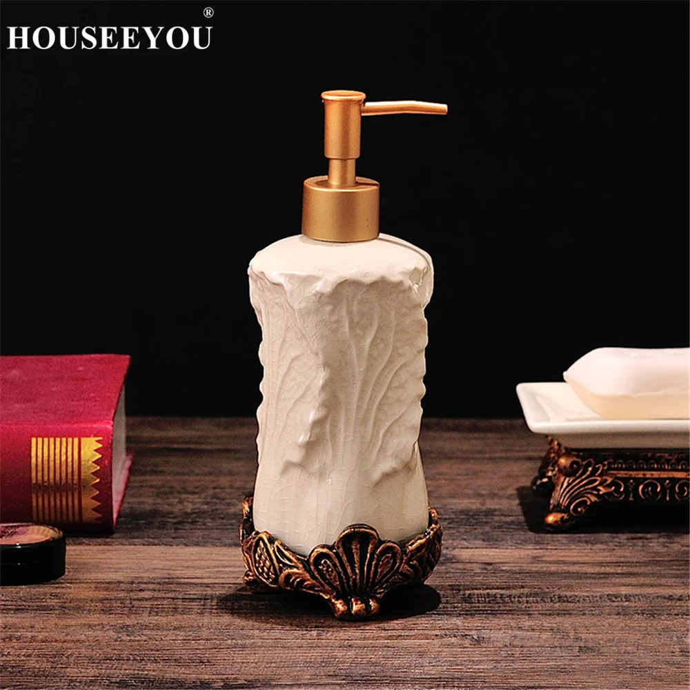 Керамический лосьон для рук в европейском стиле ретро|Переносные дозаторы мыла| |