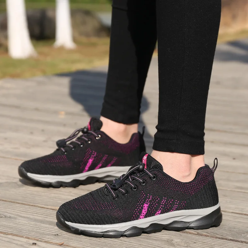 Женские кроссовки Повседневная обувь из сетчатого материала слипоны на плоской