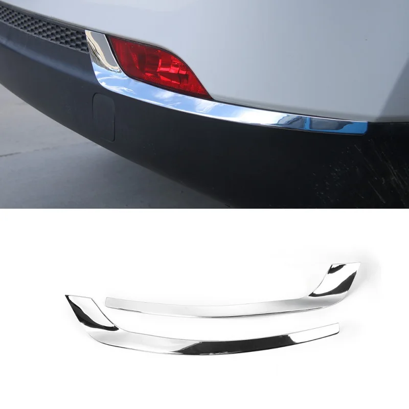 2Pcs Rear Bumper Cover Chrome Decoration Car Sticker for Jeep Compass 2017 Onward Styling Accessories | Автомобили и мотоциклы