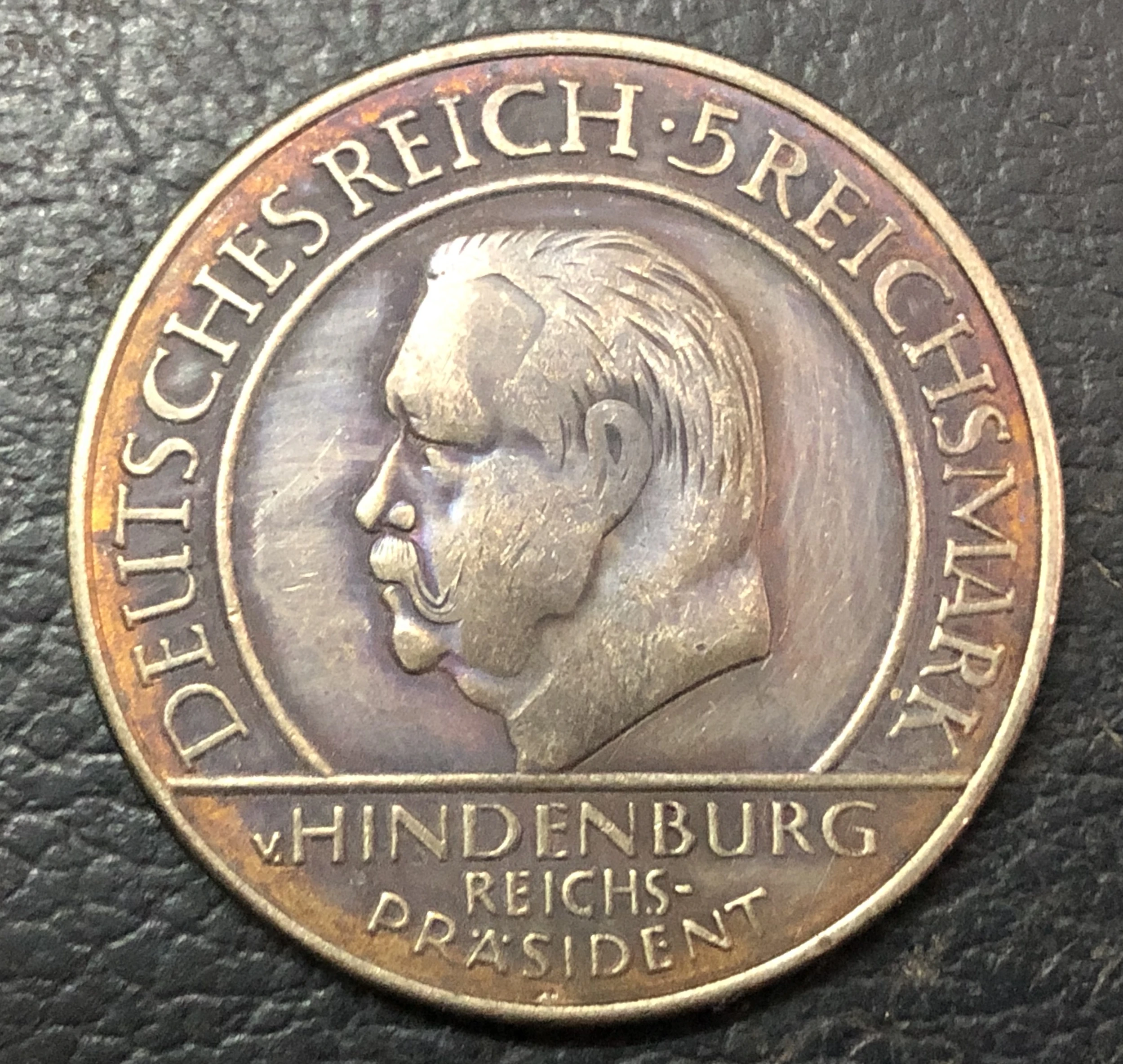 1929 Германия 5 Reichsmark Веймар|Безвалютные монеты| |