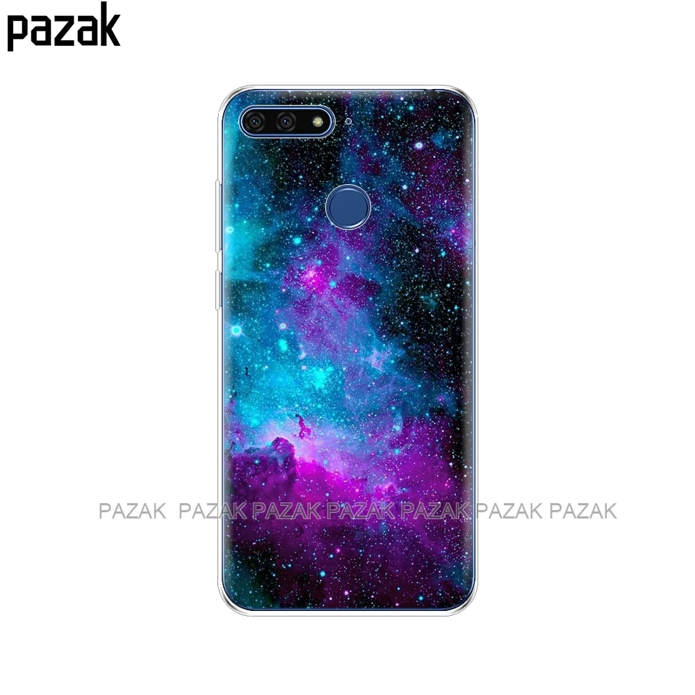 34365 Силиконовый чехол для телефона Huawei Honor 7C 5,7 дюйма, Чехлы, мягкий силиконовый чехол из ТПУ для Huawei honor 7c Aum-L41 - Цвет: 34365