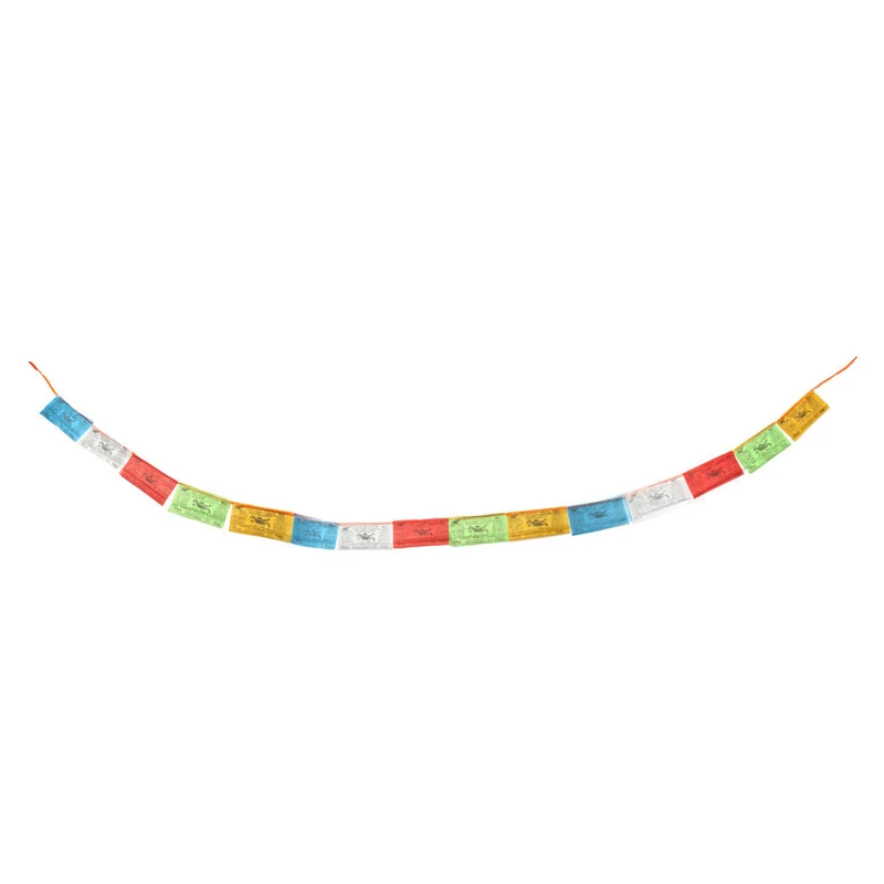 Тибетский Стиль декоративный флаг из полиэстера аксессуары 27x15 см 1 комплект 20 шт.