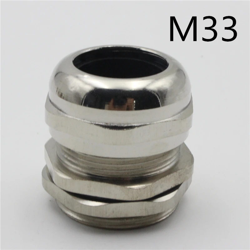 1 шт. M33 * 5 никель латунь металл силикагель фоторазъем применим к кабелю 15 22