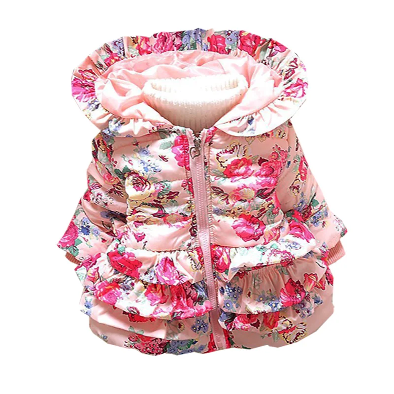 Детская одежда зимняя хлопковая куртка для детей плюс бархат теплая верхняя с