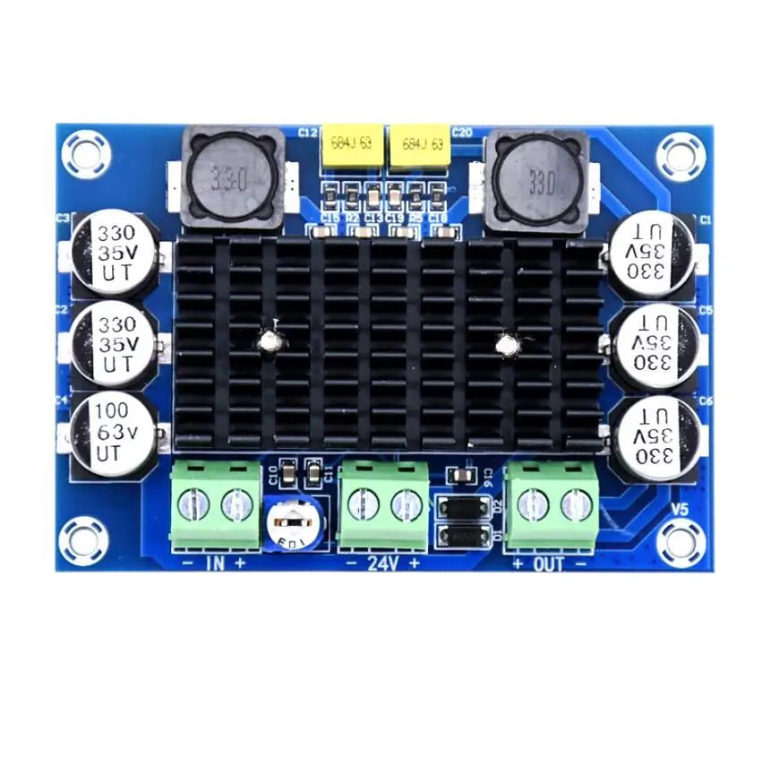TPA3116D2 цифровой аудио усилитель плата моно мощности DC12 26V DIY звуковой динамик