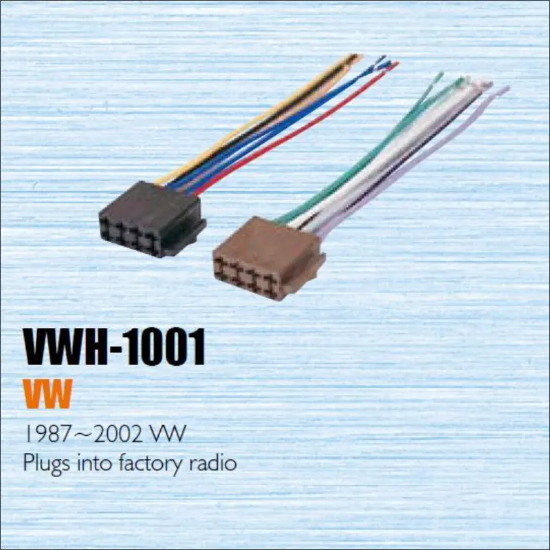 Car CD/DVD Player Power Wire Cable For VW 1987-2002 Plug Into Factory Radio / DIN ISO Female | Автомобили и мотоциклы