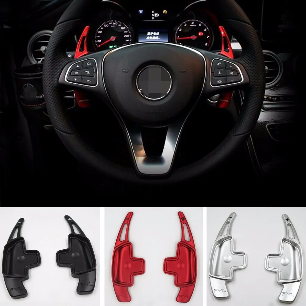 TTCR II руль из алюминиевого сплава DSG paddle shifters для Mercedes Benz C GLC GLE 2015 Paddle Gearbox
