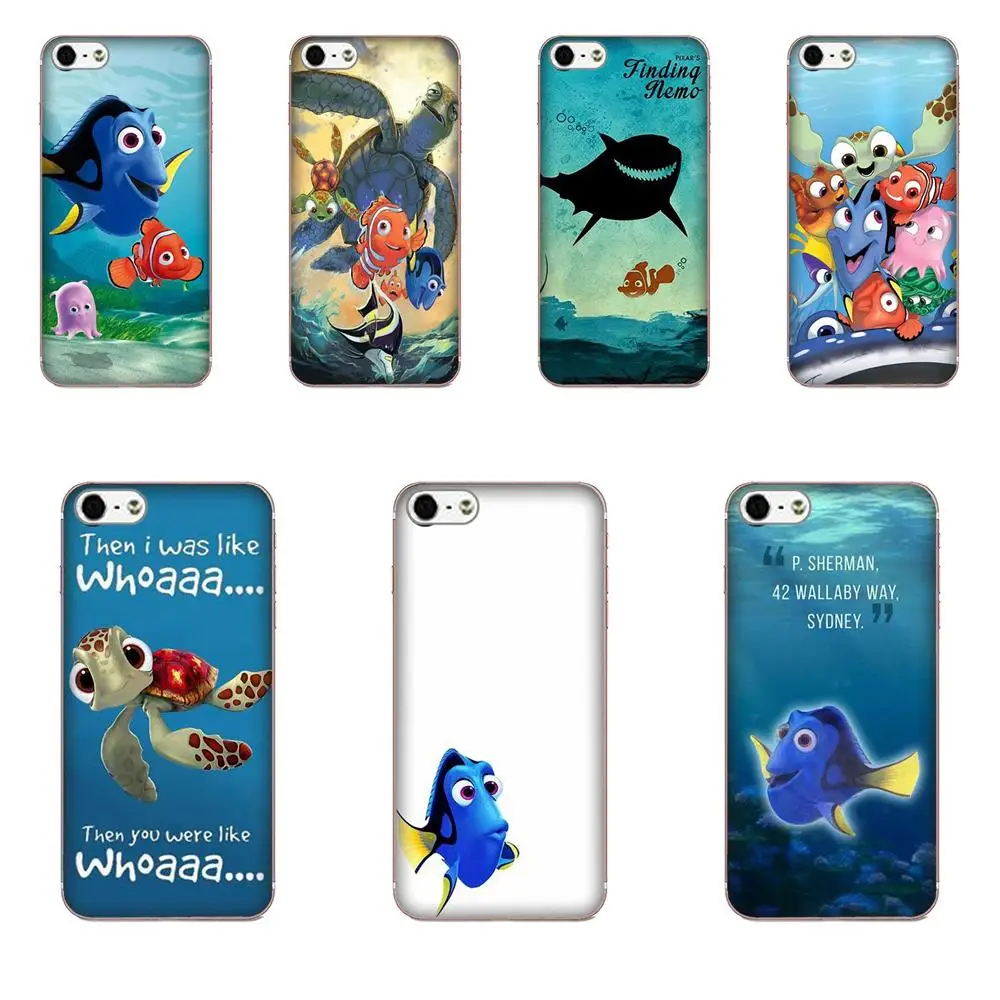 Мягкий с рисунками из ТПУ для Galaxy Grand Alpha G850 Core2 Prime S2 I9082 A3 A5 A7 On5 On7 2015 2016 2017 Dory Finding Nemo