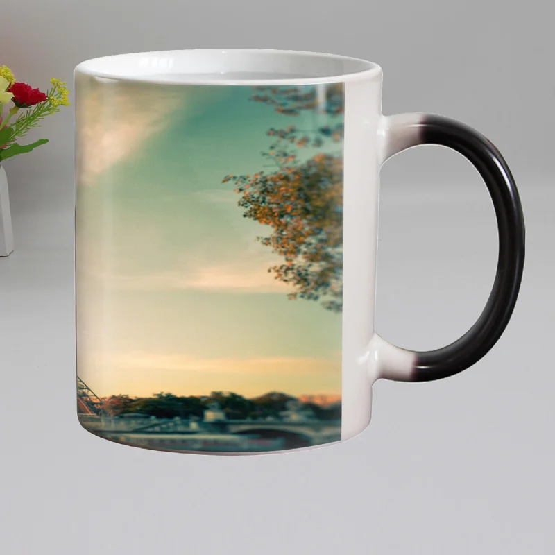 Бесплатная доставка кружка с изображением Парижа Эйфелевой башни керамическая