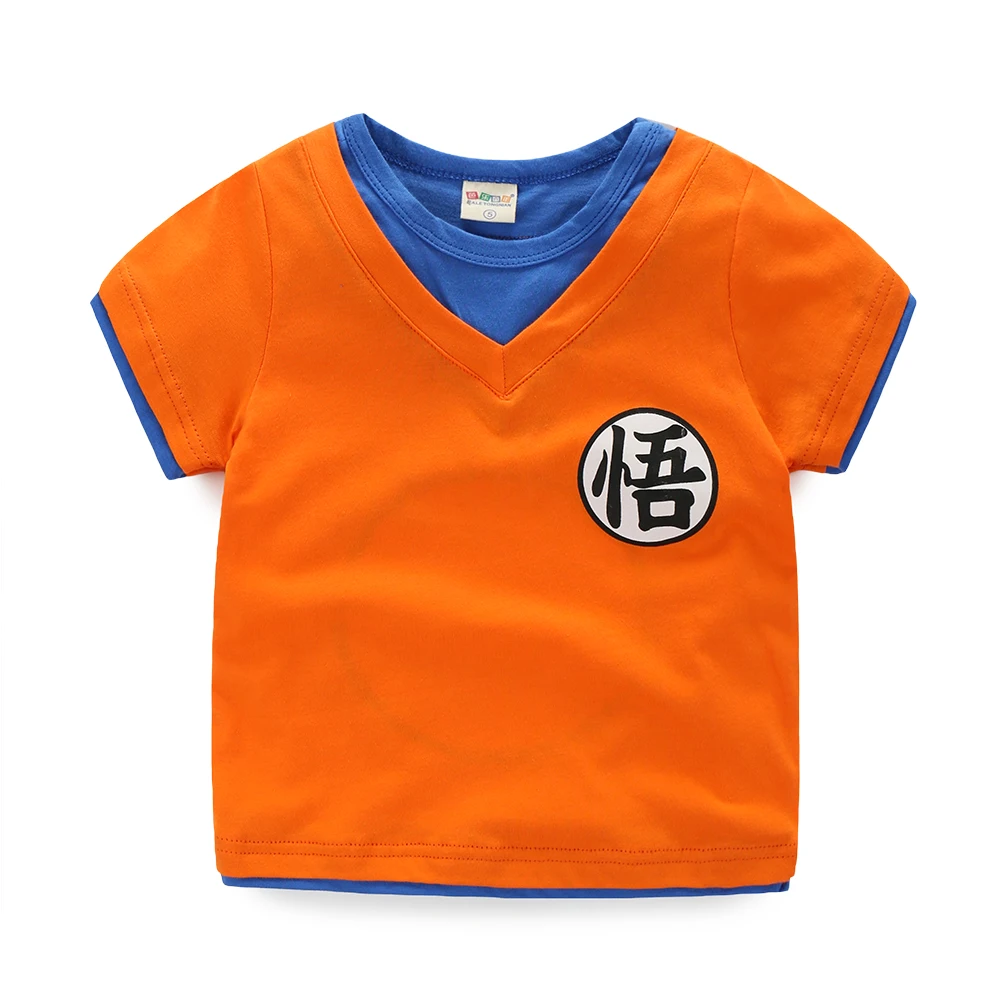 Футболка для мальчиков Японии Стиль футболка девочек летние футболки грудничков