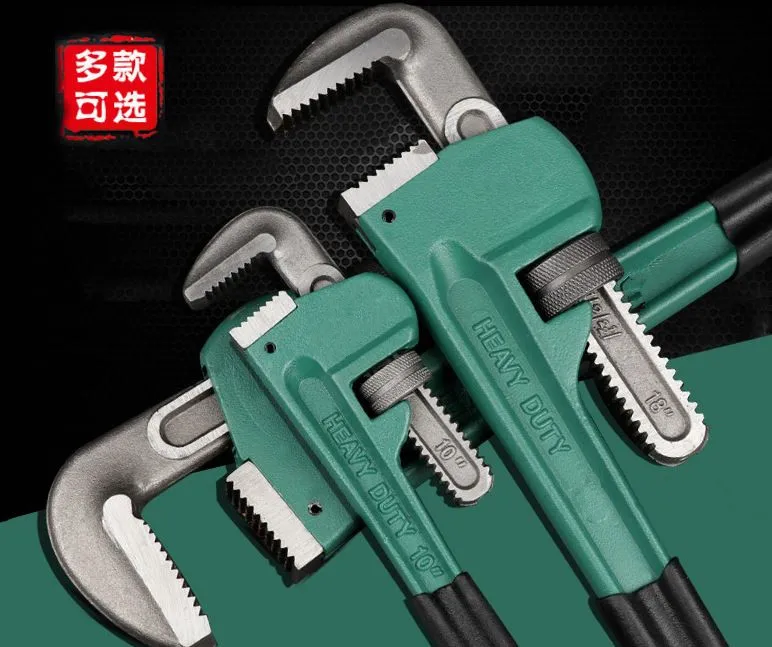 1pc 8/10/12/14 inch Pipe Wrench Plumbing Auto Adjustable Vice Universal for Plumber Repair Hand Tools | Инструменты