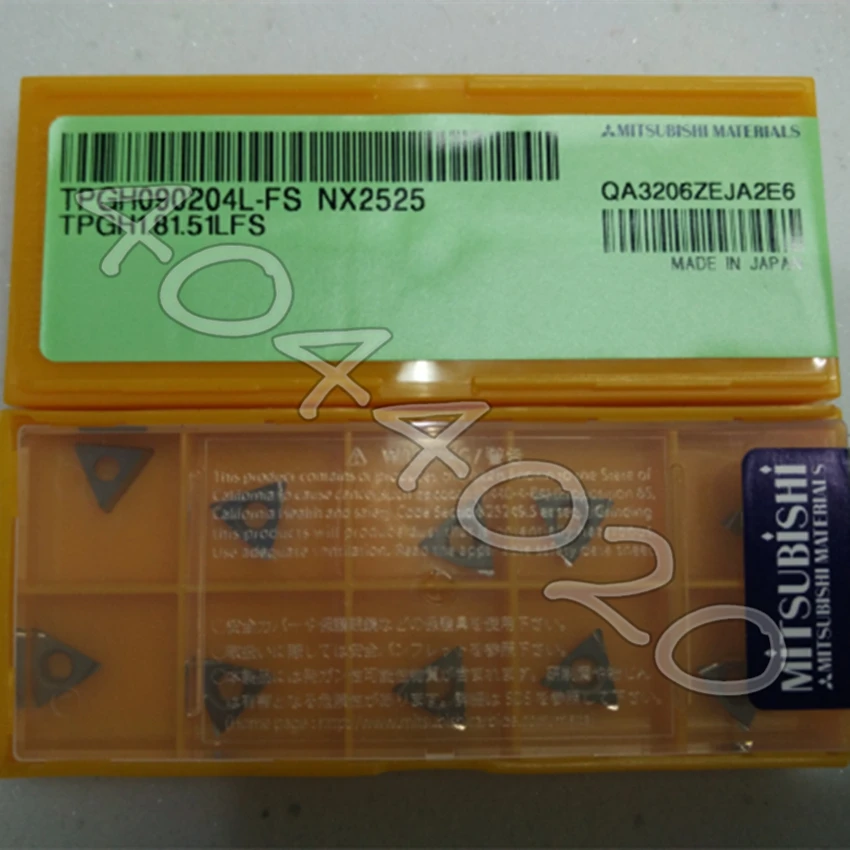 

TPGH090204L-FS NX2525 TPGH1.81.51LFS NX2525 10pcs/Box carbide inserts