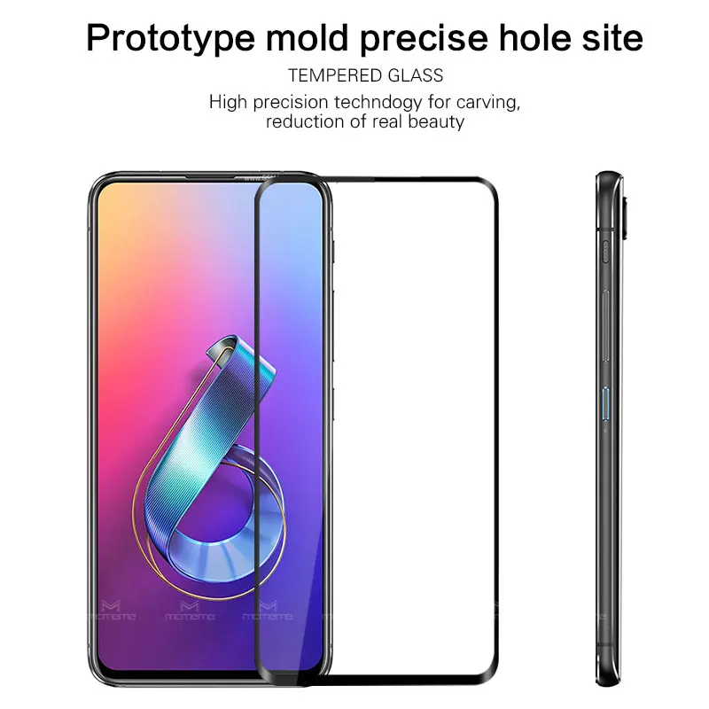 Для Asus Zenfone 6 ZS630KL закаленное стекло для 6z 2019 Защитная пленка экрана полное