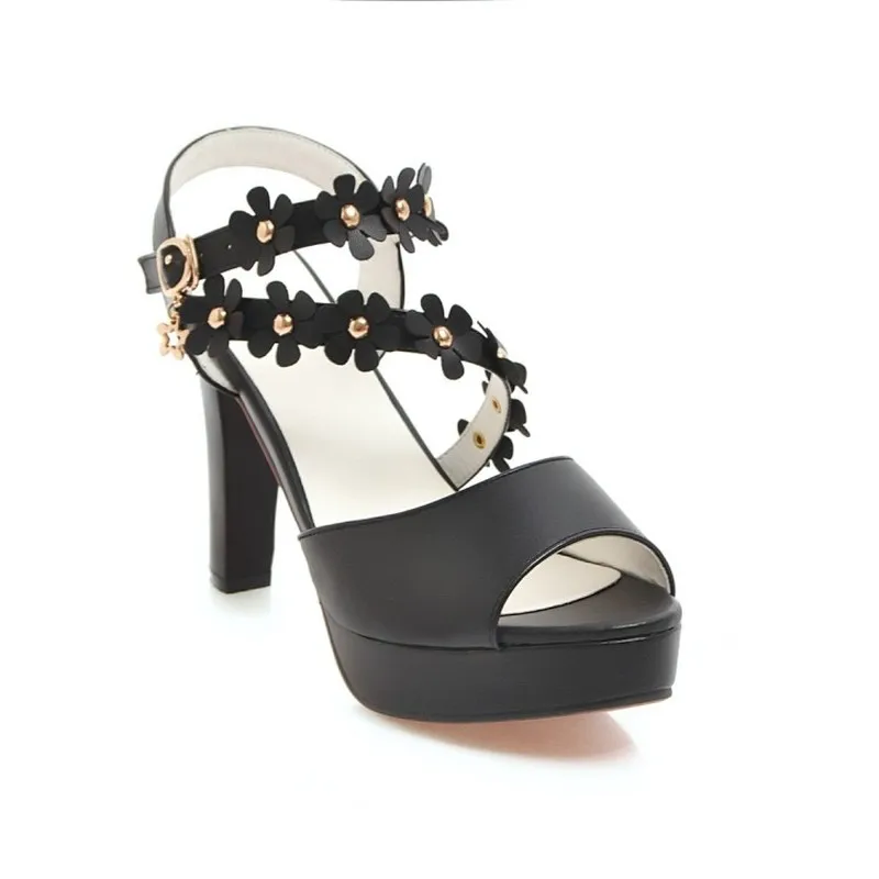 Женские босоножки на очень высоком каблуке Пляжная обувь Летняя из