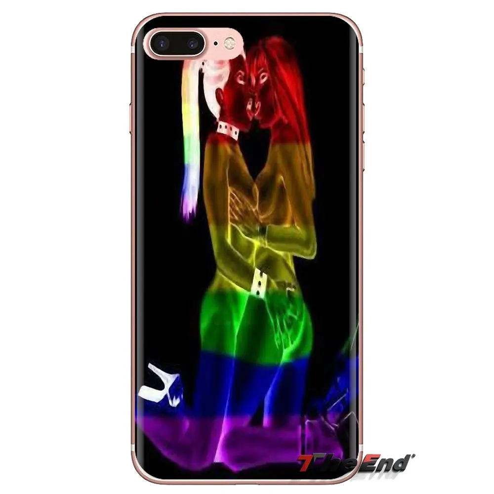 Для Sony Xperia Z Z1 Z2 Z3 Z5 compact M2 M4 M5 C4 E3 T3 XA Huawei Mate 7 8 Y3II гей лесбиянок ЛГБТ Радуга фестиваль