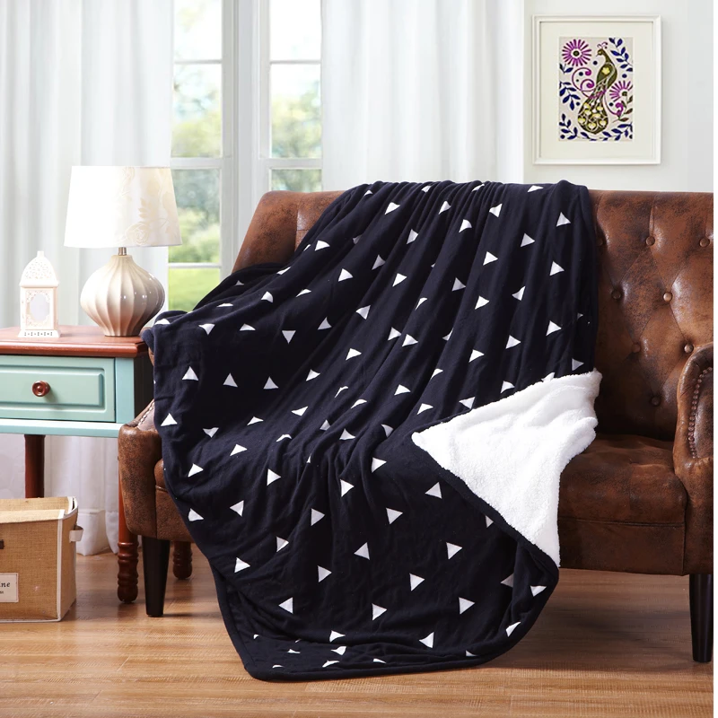 2016 одеяла трикотажные композитный ковер американский английский овечья шерсть