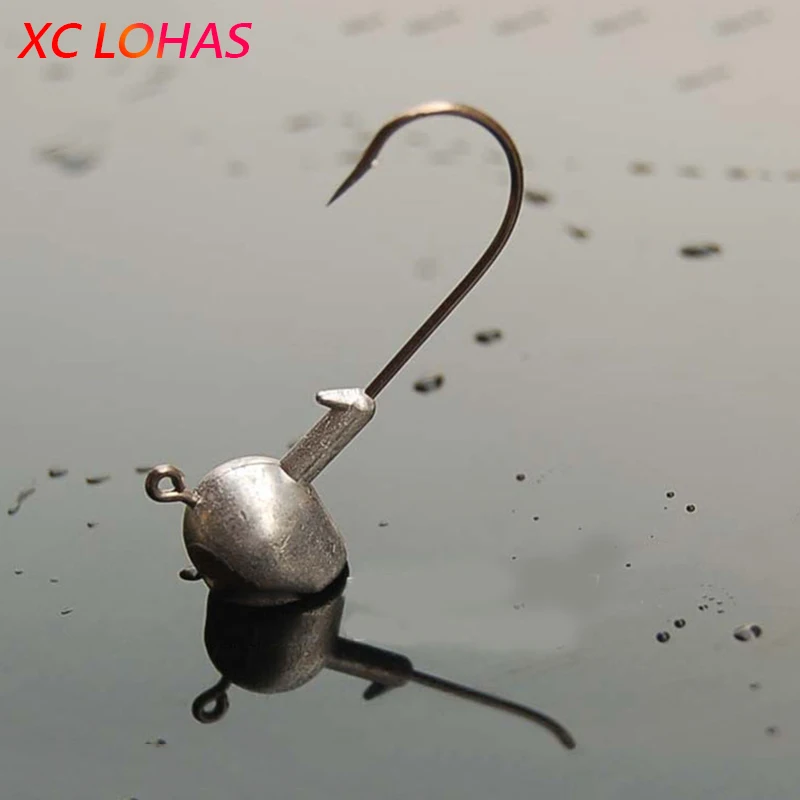 Хит продаж 5 шт./лот высокое качество свинцовая головка джиг крючок 2 г/10 г/14 г/18 г