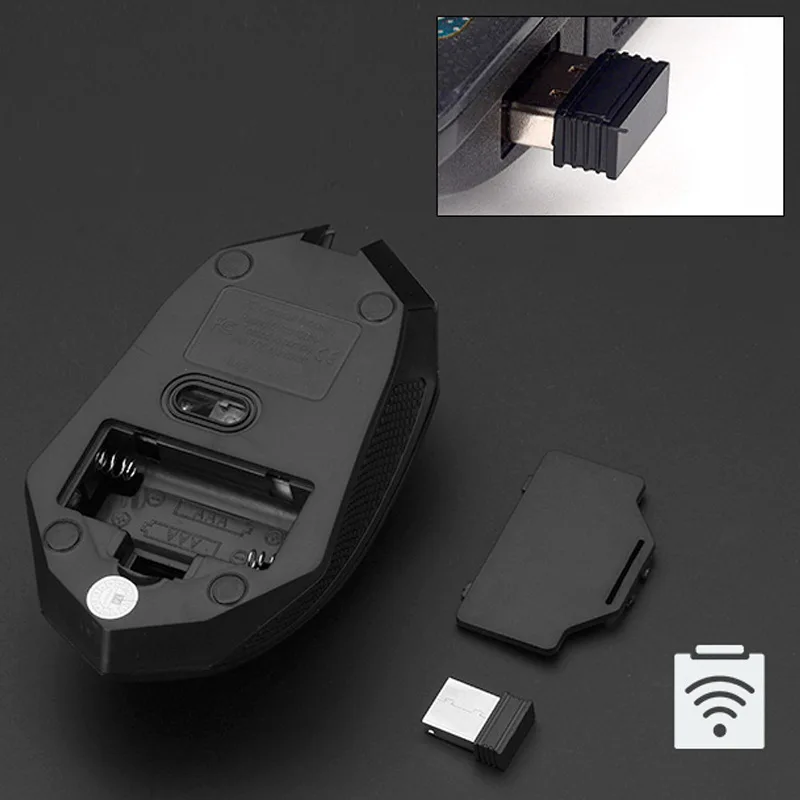 Беспроводной клавиатура Мышь Комплект USB 2 4 ГГц 106 Ключи 1000 Точек на дюйм Игры