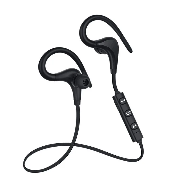 Наушники с Ушными крючками, Спортивная bluetooth-гарнитура с микрофоном, беспроводные наушники, Hi-Fi стерео наушники для всех телефонов