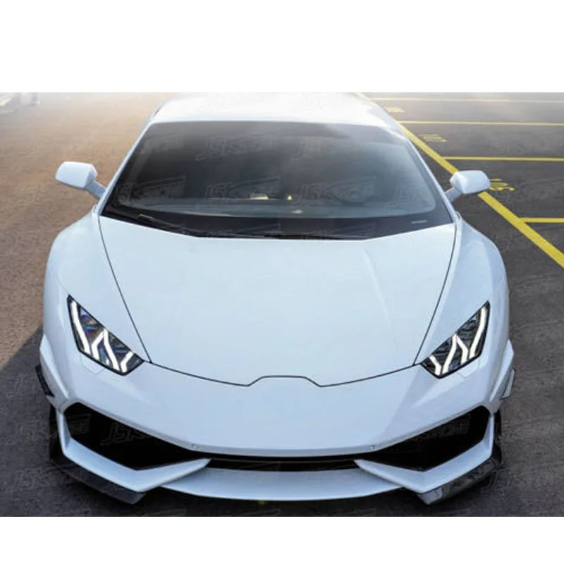 Чехол из углеродного волокна для передних разделителей губ Lamborghini Huracan LP600 LP610 Coupe 2