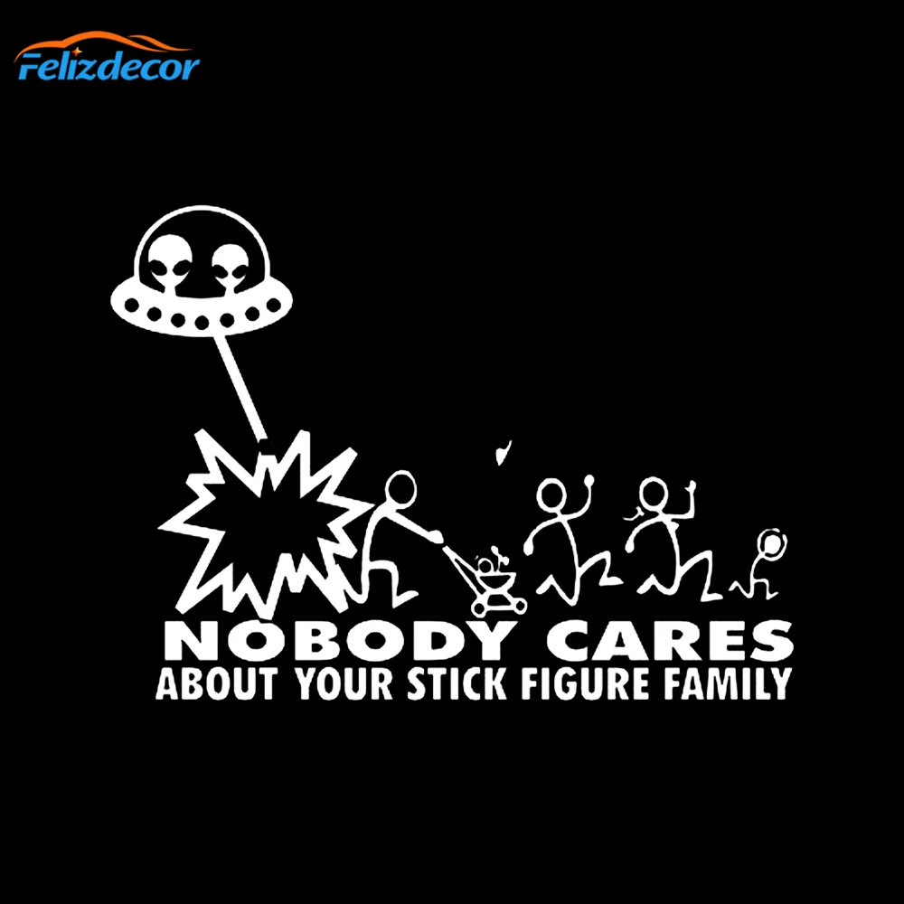 Новое поступление наклейка на фигуру семьи инопланетянин атака НЛО никто не