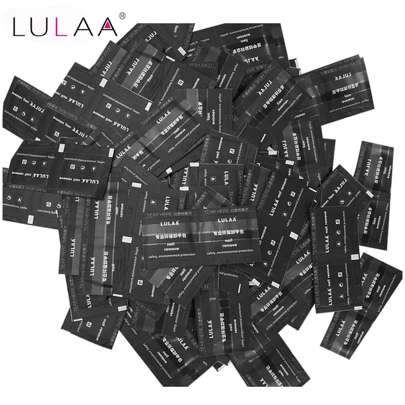 200 шт. салфетки для снятия лака ногтей|remover wraps|nail polish removerpolish remover |