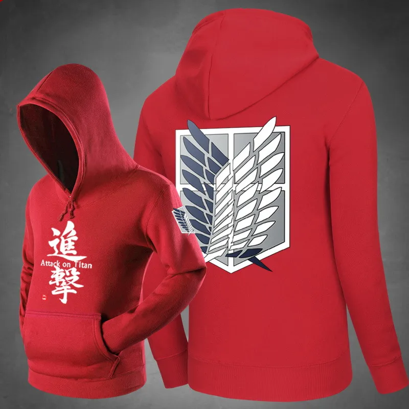 [XHTWCY] аниме атака на Титанов куртка с капюшоном Shingeki no Kyojin Scout Regiment Косплей костюмы