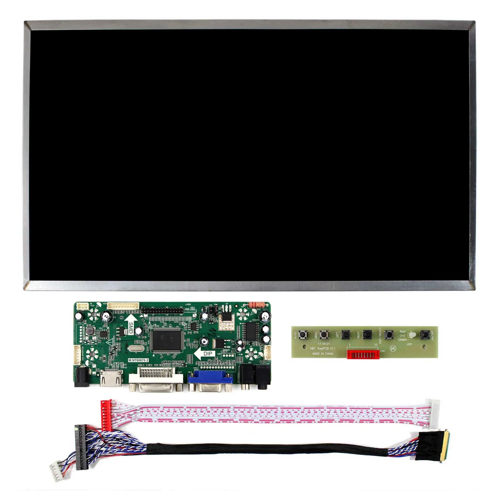 14 дюймов 1600x900 B140RW01 &quotЖК дисплей Экран HD MI VGA HDMI DVI аудио ЖК плата