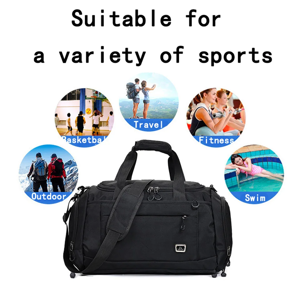 Large Capacity Sport Bags Gym Bag Men Woman Fitness Training Yoga Bags Waterproof Travel Outdoor Sports Bag Shoulder Handbag