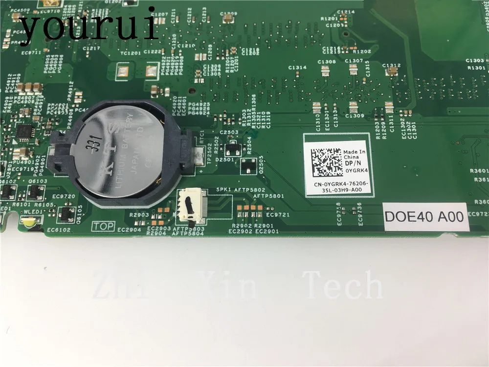 Yourui YGRK4 0YGRK4 CN-0YGRK4 для ноутбука Dell 3437 5437 доска со стандартным процессором DDR3 100%