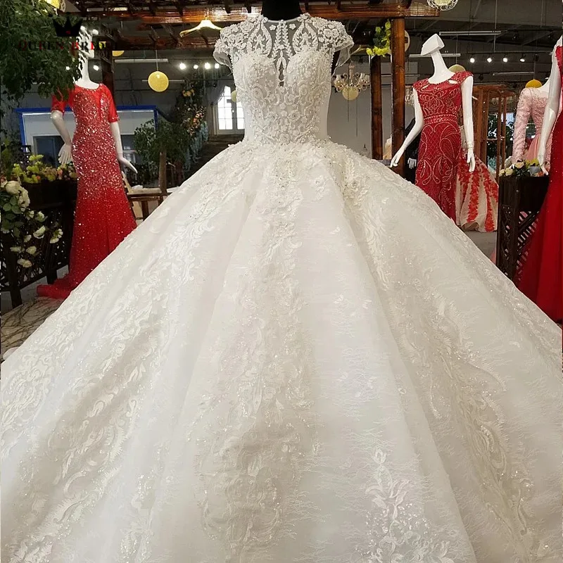 Индивидуальный заказ роскошное платье с круглым вырезом Кепки со шнуровкой и