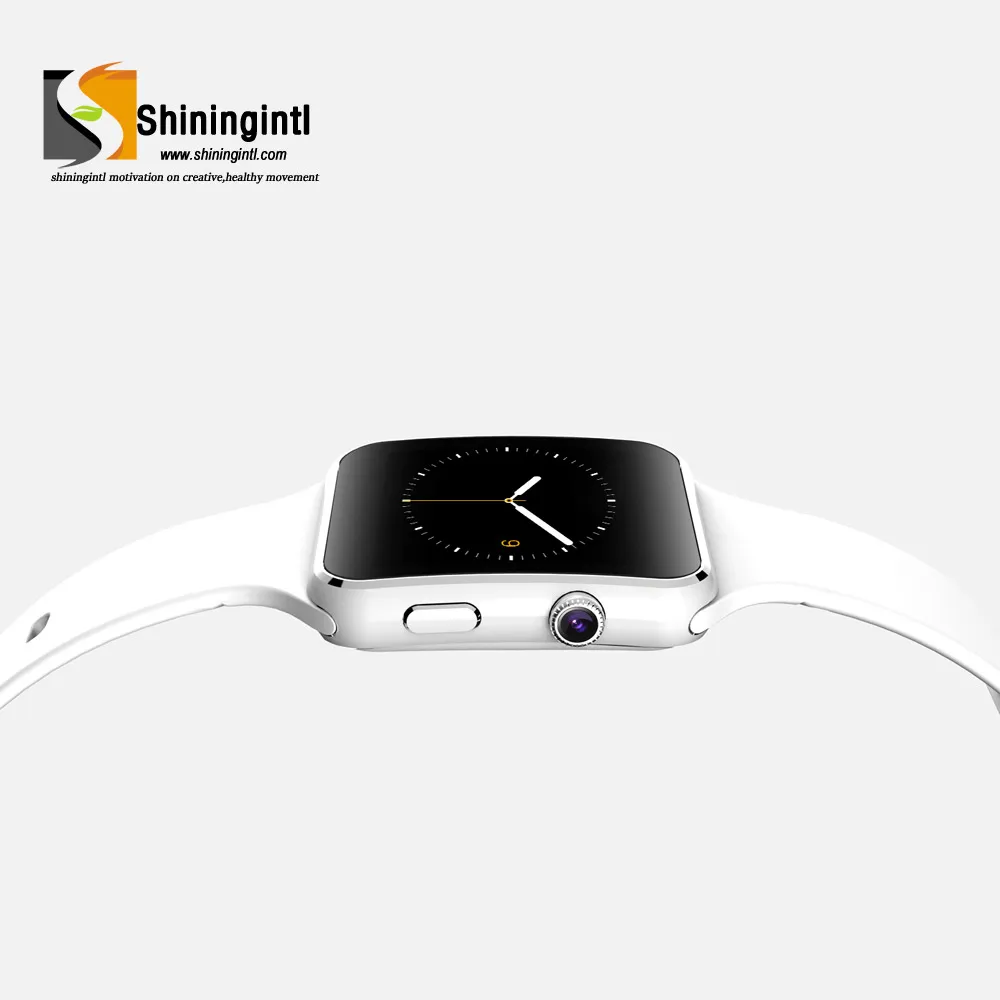 Shiningintl SMOCHM камера шагомер Whatsapp SM-X6 поддержка sim-карты Bluetooth Смарт часы для Android iPhone |