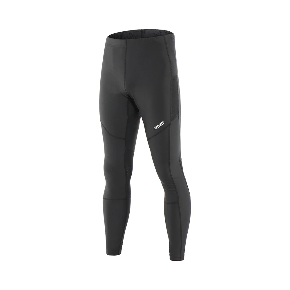 p9018 ARSUXEO Men's Compression Running Pants Training Pants Fitness Leggings Tights Sports Trousers Reflective Spring Autumn P9018 - Цвет: p9018
