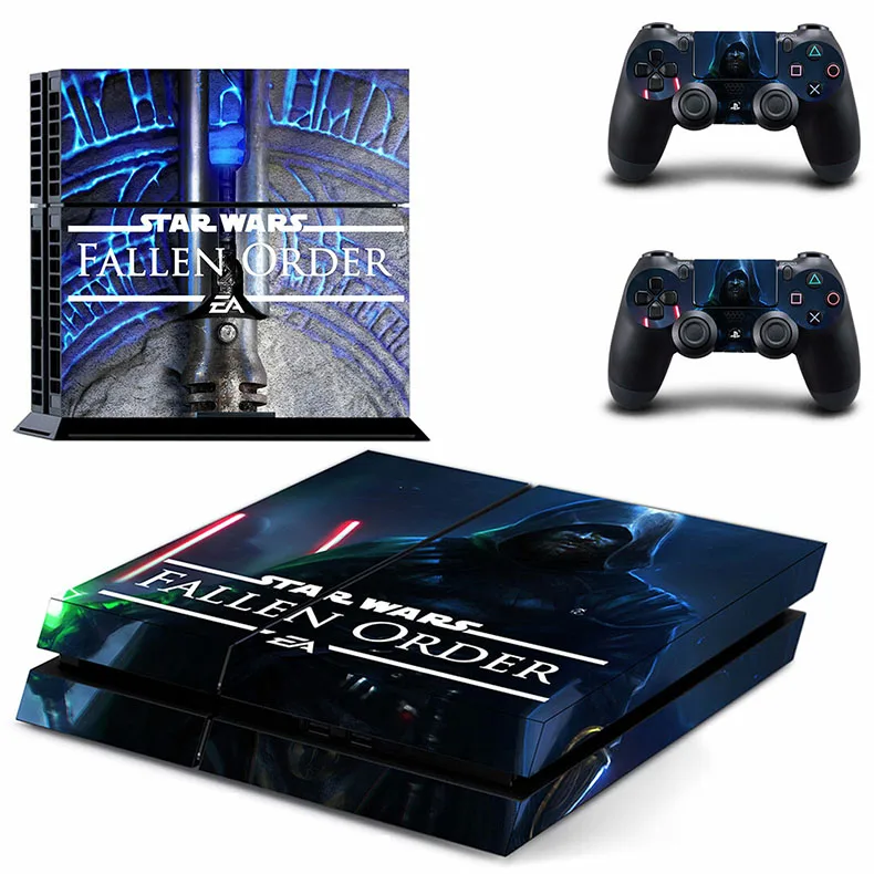 GYTM2573 Звездные войны джедай Падший заказ PS4 Кожа Наклейка Play station 4 стикер s Pegatina для sony playstation 4 консоль и контроллер skins - Цвет: GYTM2573