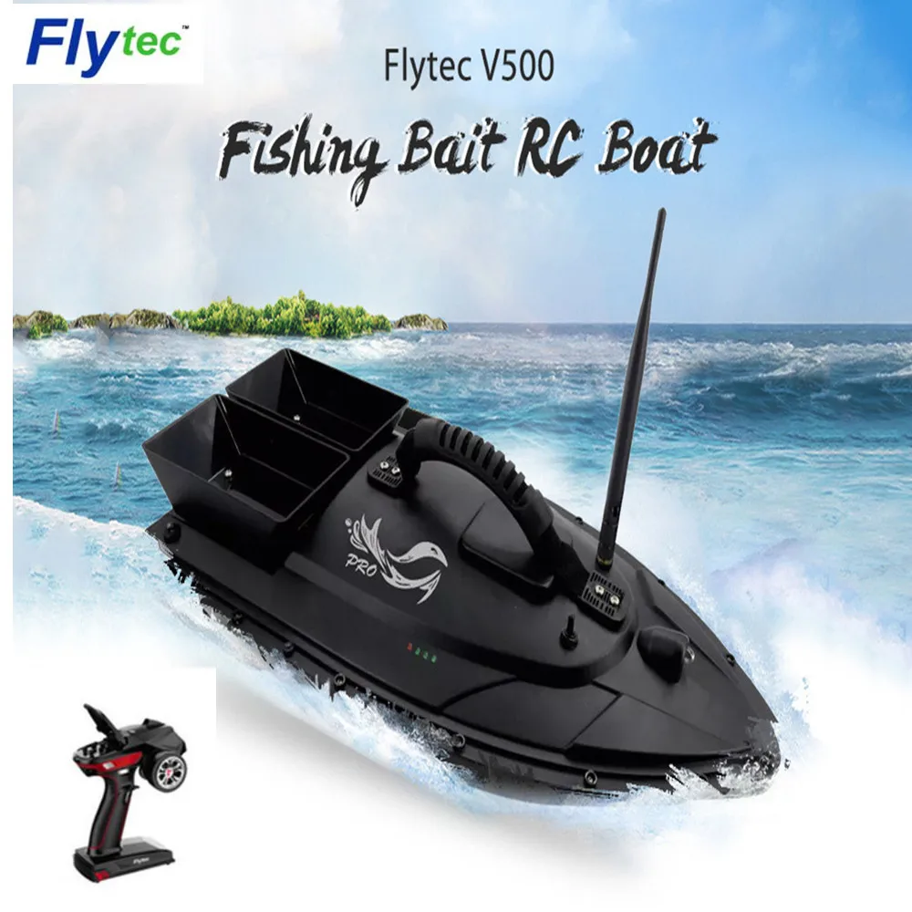 Портативный Flytec V500 RC лодка игрушка рыболовная приманка 500 м дистанционный