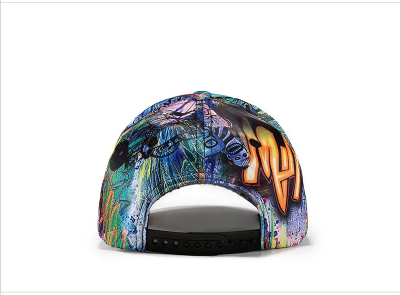 2019 модная бейсболка с граффити Женская Мужская кепка Snapback женская шапка Chapeu хип