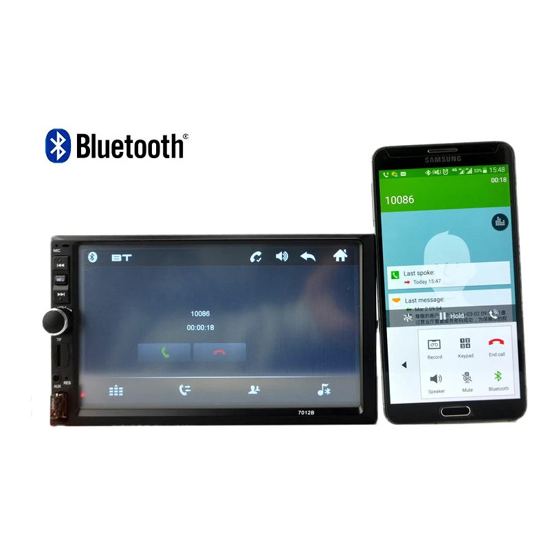Mp5 7023b 2 din Автомобильный Радио 7 &quotHD плеер MP5 сенсорный экран цифровой дисплей