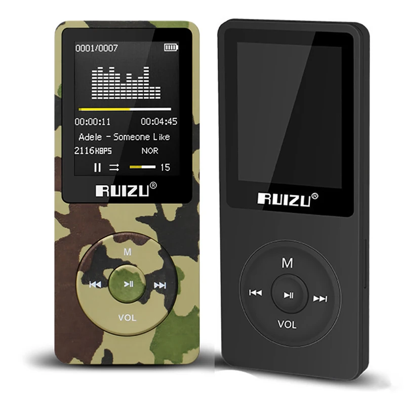 Mp3 плеер RuiZu X02 с TFT экраном 1 8 дюйма поддержкой TF карты|ruizu x02 hifi|ruizu x02mp3 player fm recorder |